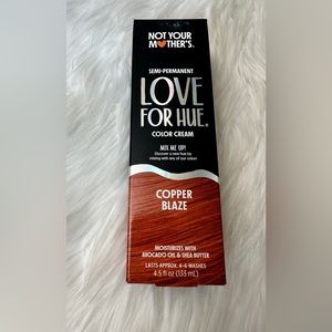 Not Your Mother's Love for Hue Semi-Permanent Hair Color Cream - copper Blaze